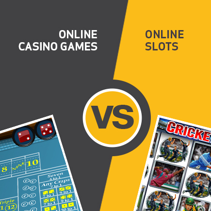 Online Table games vs Online Slots